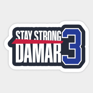 Stay strong Damar Sticker